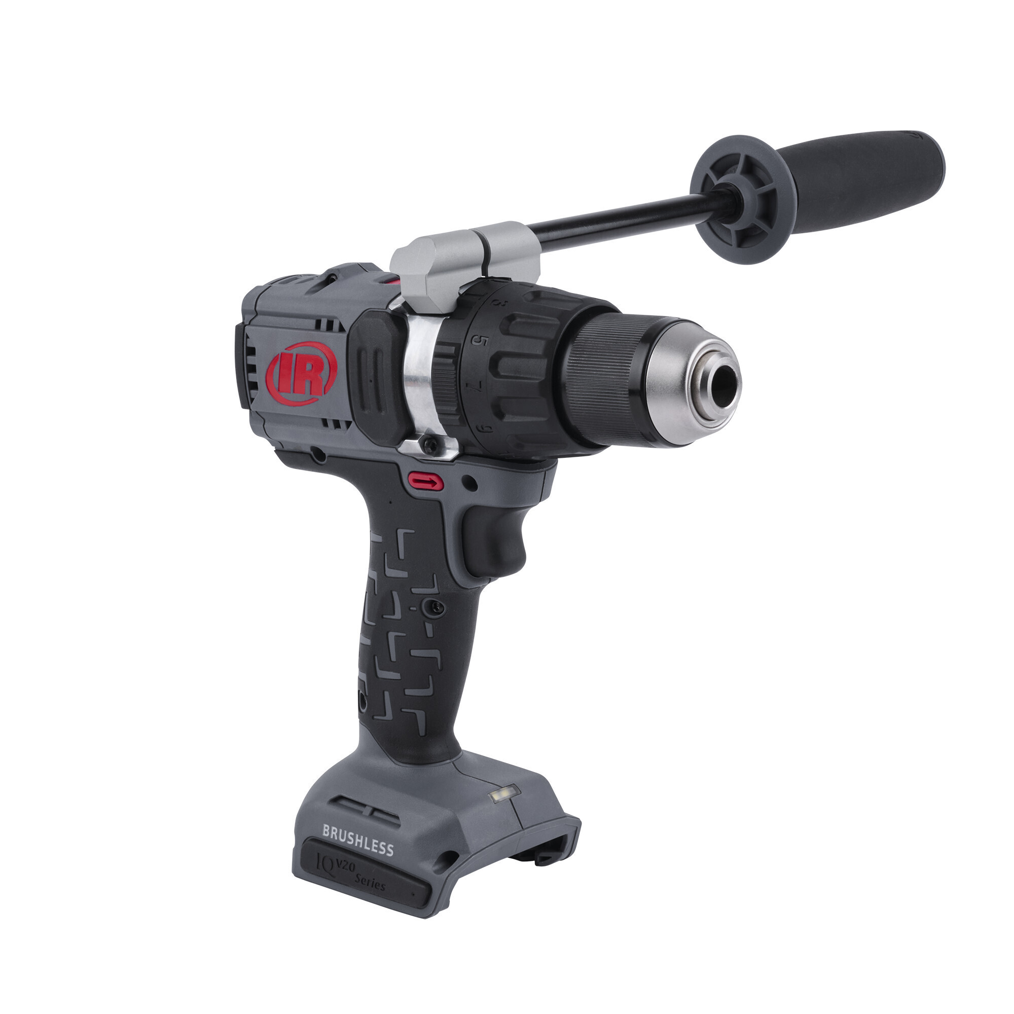 Ingersoll Rand 1/2in Cordless Hammer Drill, 1100 in-lb Torque, Keyless Chuck, Pistol Grip, 24 Position Clutch, LED Light, Tool Only, D5241